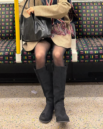 Suede long boots