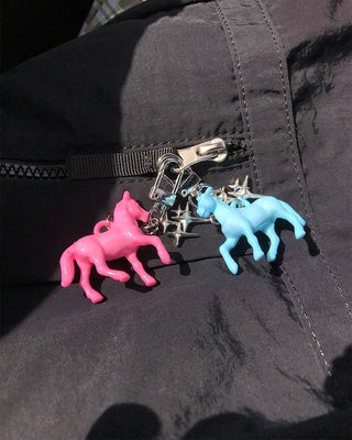 Vivid Horse Keyring