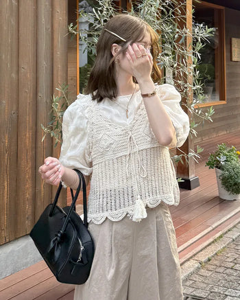 Vintage Crochet Vest