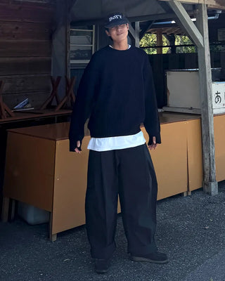 Wide Round Pants