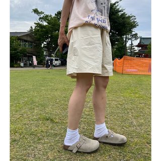Cotton string shorts