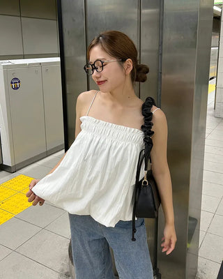 Smoke balloon blouse