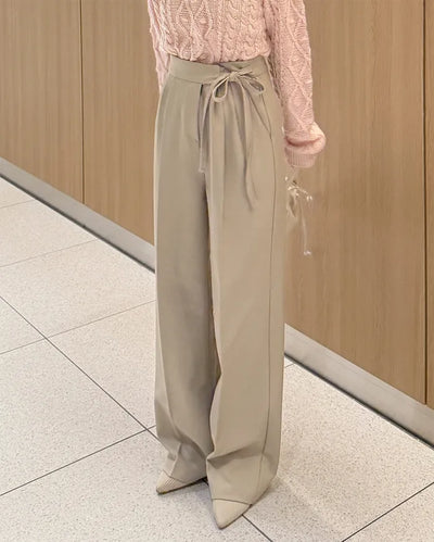 Ribbon string slacks