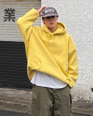 Fleece-lined colored hoodie