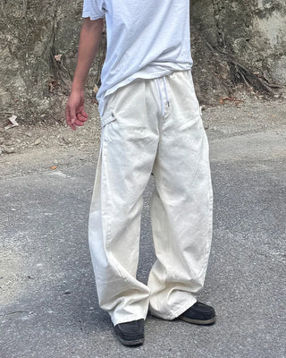 Wide Snap Sweatpants