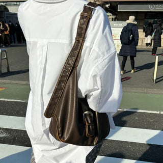 Vintage belt shoulder bag