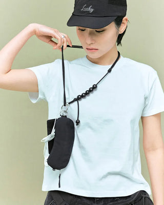 [4th Re-release] (ORIGINAL) Wood Ball Shoulder Strap (black)