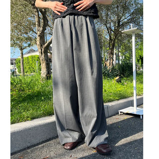 Striped slacks