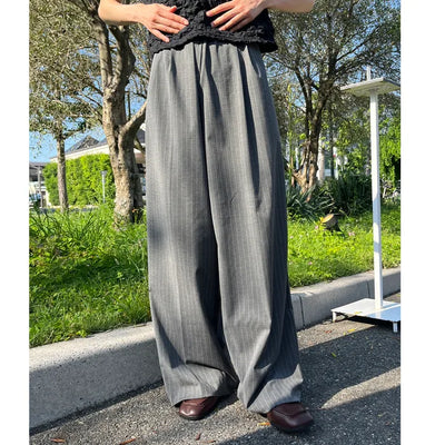 Striped slacks