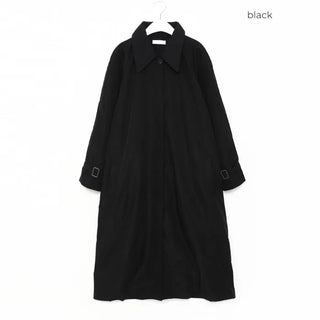 Oversized single trench coat