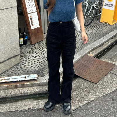 Corduroy pocket pants