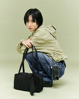 [1st Re-release] (ORIGINAL) Brick Nylon Boston Bag (black)