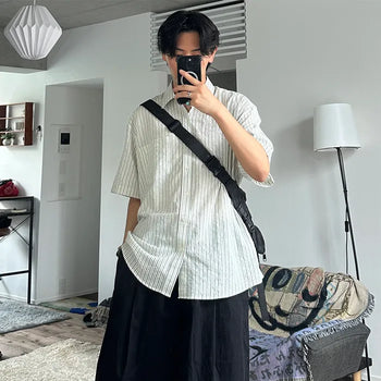 Striped simple shirt