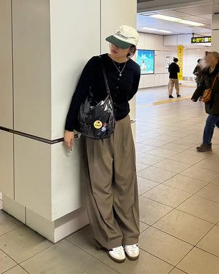 (Unisex) Pintuck Balloon Slacks