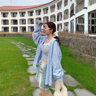 (Unisex) Oversized Cotton Shirt