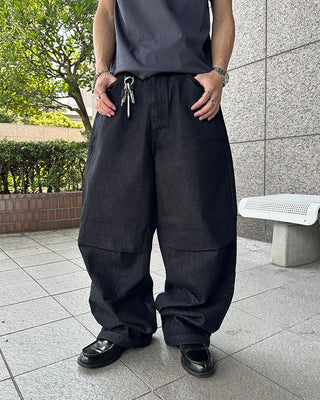 Back-adjustable denim