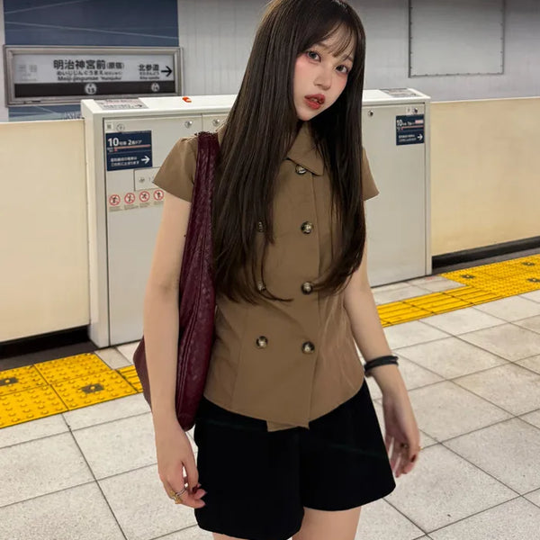 Trench blouse