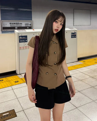 Trench blouse