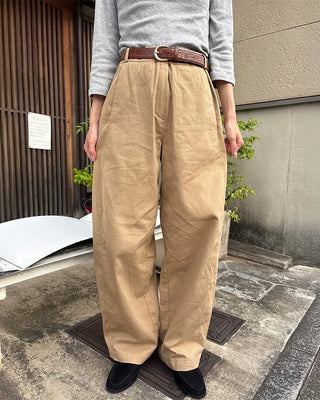 Barrel Cotton Pants