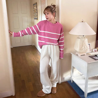 Elastic waist knit pants