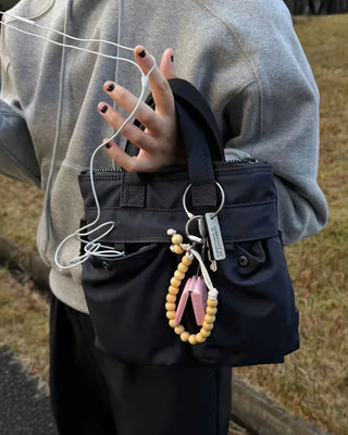 [7th Re-release] (ORIGINAL) Cord Knot Wood Keyring (natural)