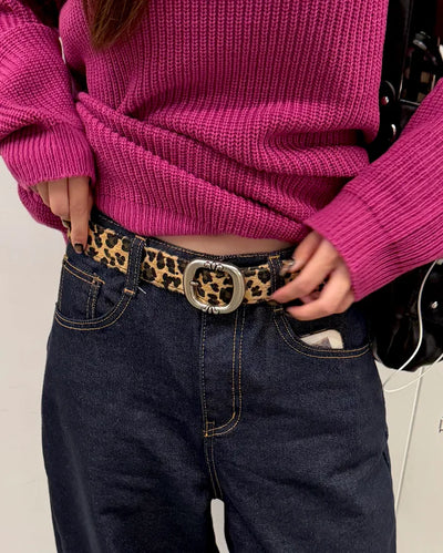 Leopard belt