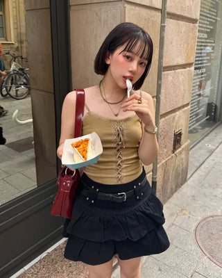 Eyelet Ribbon Camisole