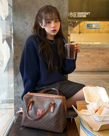Oversized Round Neck Knit