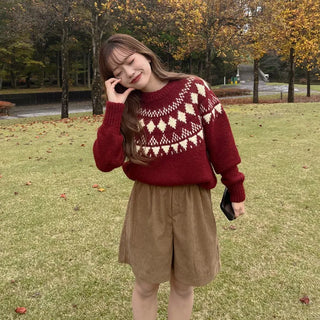 Wide corduroy pants
