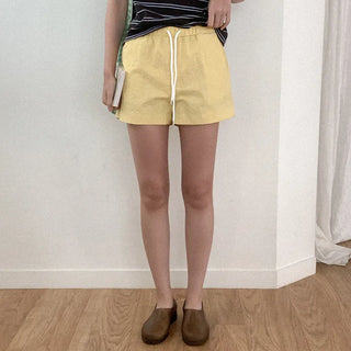 Nylon elastic shorts