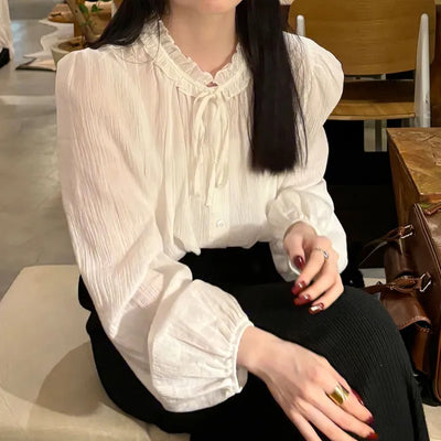 Shirred blouse