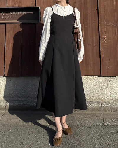 Simple bustier long dress