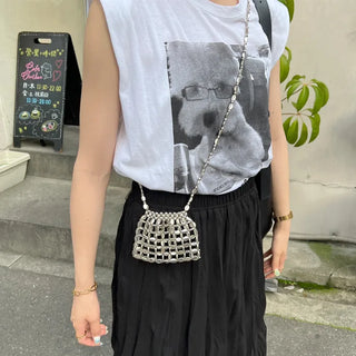 Mini beaded bag