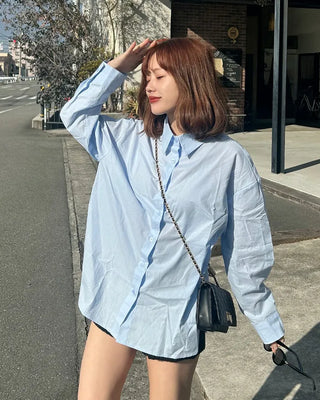Basic long-sleeve shirt