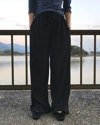 Polka Dot Waist String Pants