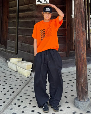 Pleated Round Pants