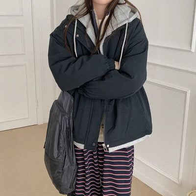 Fleece-lined hoodie