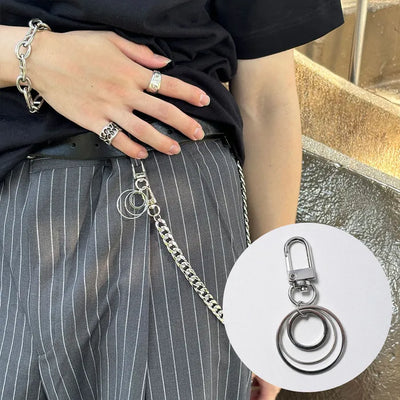 Triple Circle Keyring