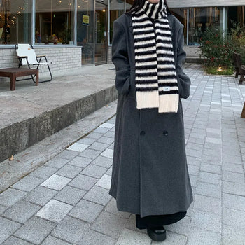 [Unisex] Side Pocket Double Long Coat