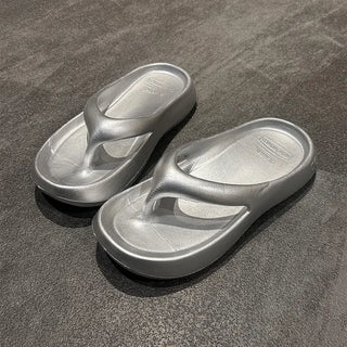 Chunky beach sandals
