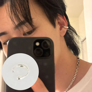 Wave ear cuff