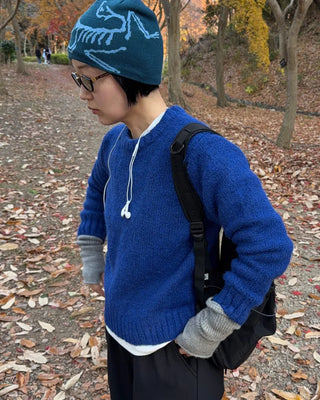 Basic polo neck knit