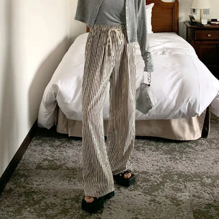 Striped Banding Pants