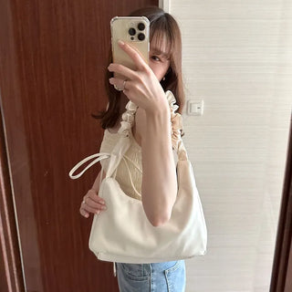 Shirring Ribbon Tote Bag