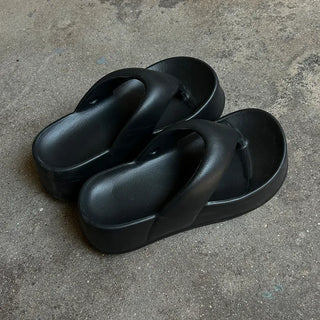 Platform beach sandals
