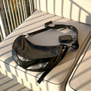 Strap Half Moon Bag