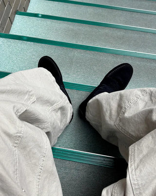 Suede loafers