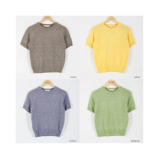 Half-sleeve knit