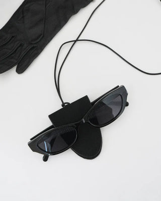 Soft eyeglass holder