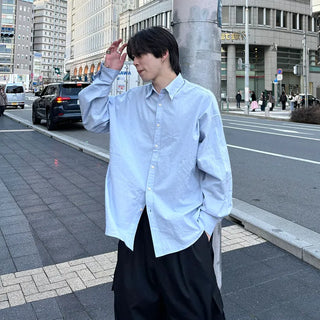 (Unisex) Oversized Cotton Shirt